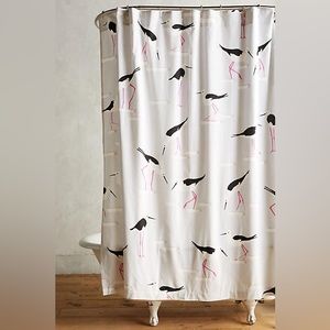 Anthropologie beach gull shower curtain